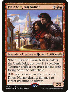 Magic: The Gathering Pia and Kiran Nalaar (157) Lightly Played Foil