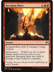 Magic: The Gathering Ravaging Blaze (159) Lightly Played