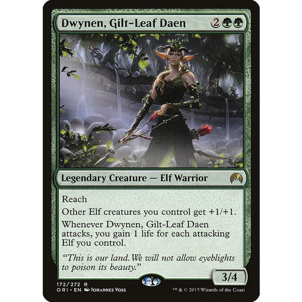 Magic: The Gathering Dwynen, Gilt-Leaf Daen (172) Lightly Played