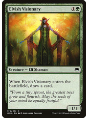 Magic: The Gathering Elvish Visionary (175) Lightly Played Foil