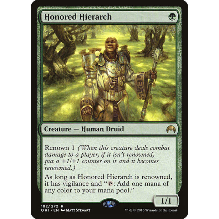 Magic: The Gathering Honored Hierarch (182) Lightly Played