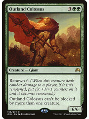 Magic: The Gathering Outland Colossus (193) Lightly Played