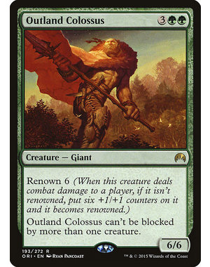 Magic: The Gathering Outland Colossus (193) Lightly Played