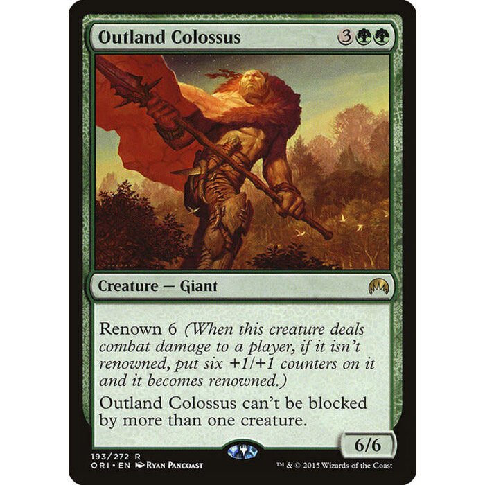 Magic: The Gathering Outland Colossus (193) Lightly Played