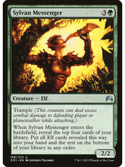 Magic: The Gathering Sylvan Messenger (199) Lightly Played