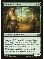 Magic: The Gathering Valeron Wardens (203) Lightly Played