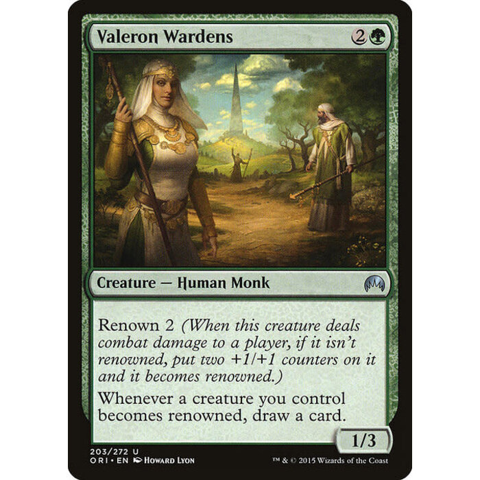 Magic: The Gathering Valeron Wardens (203) Lightly Played