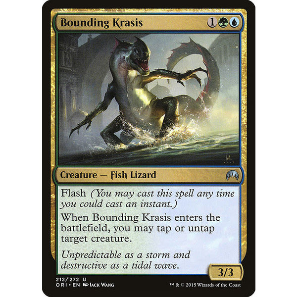 Magic: The Gathering Bounding Krasis (212) Near Mint