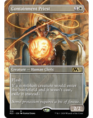 Magic: The Gathering Containment Priest (Alternate Art) (314) Lightly Played