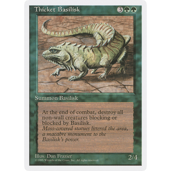 Magic: The Gathering Thicket Basilisk (264) Lightly Played