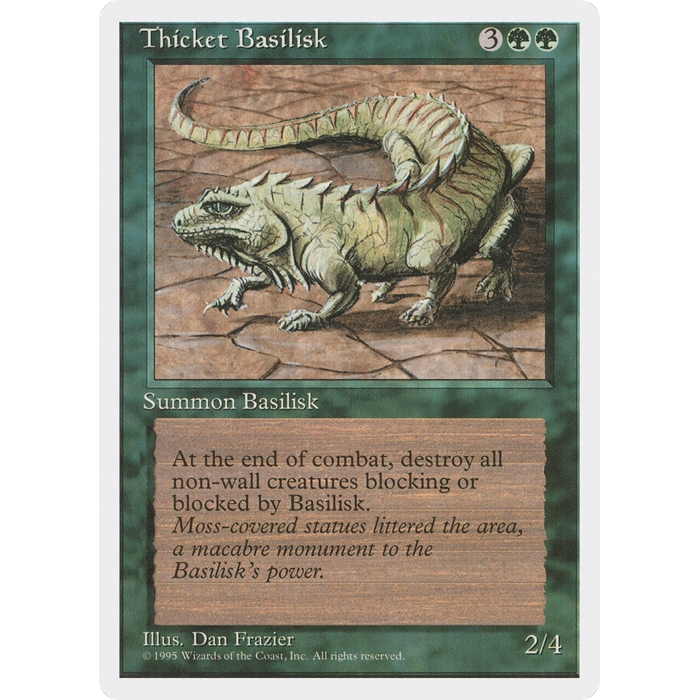 Magic: The Gathering Thicket Basilisk (264) Lightly Played