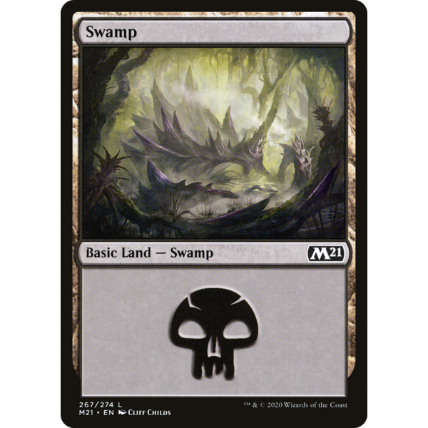 Magic: The Gathering Swamp (267) (267) Lightly Played