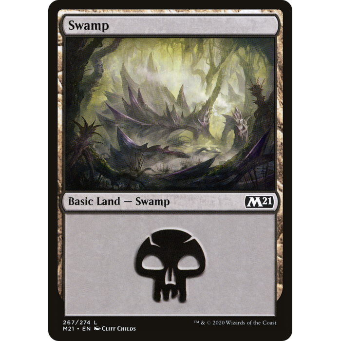 Magic: The Gathering Swamp (267) (267) Lightly Played