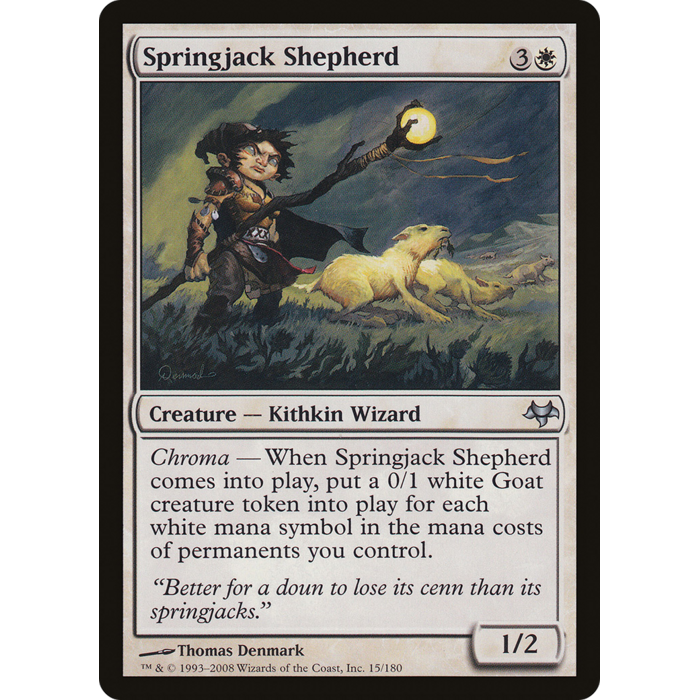 Magic: The Gathering Springjack Shepherd (179) Moderately Played