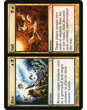 Magic: The Gathering Rise // Fall (156) Moderately Played