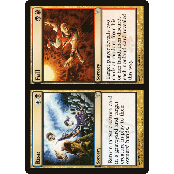 Magic: The Gathering Rise // Fall (156) Moderately Played