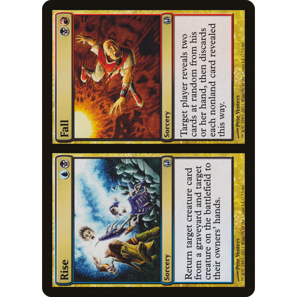 Magic: The Gathering Rise // Fall (073) Moderately Played