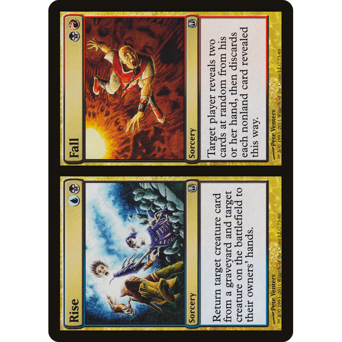Magic: The Gathering Rise // Fall (073) Moderately Played