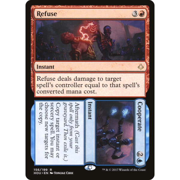 Magic: The Gathering Refuse // Cooperate (156) Lightly Played