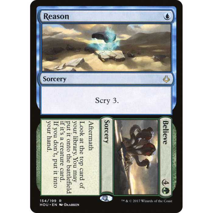 Magic: The Gathering Reason // Believe (154) Near Mint