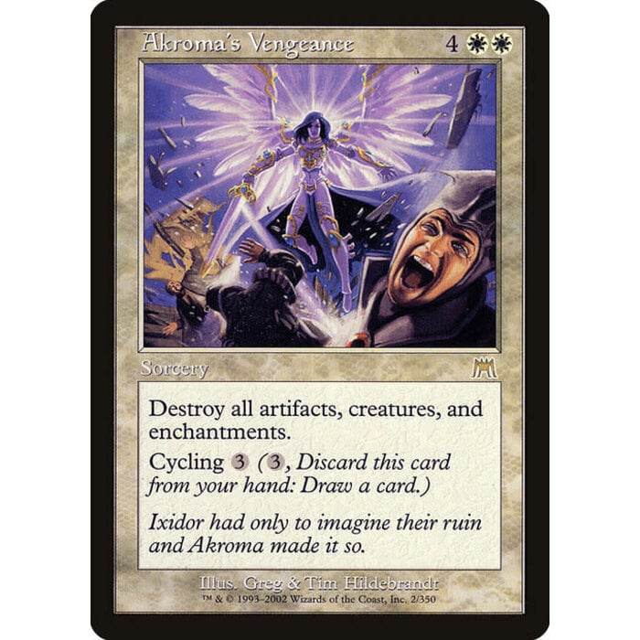 Magic: The Gathering Akroma's Vengeance (002) Moderately Played