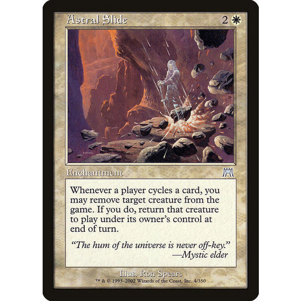 Magic: The Gathering Astral Slide (004) Lightly Played Foil