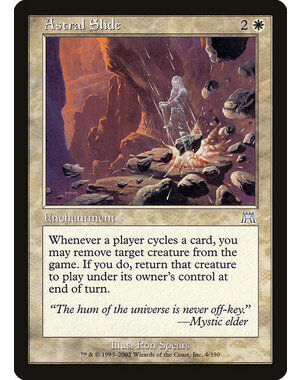 Magic: The Gathering Astral Slide (004) Moderately Played