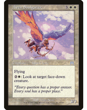 Magic: The Gathering Aven Soulgazer (008) Moderately Played