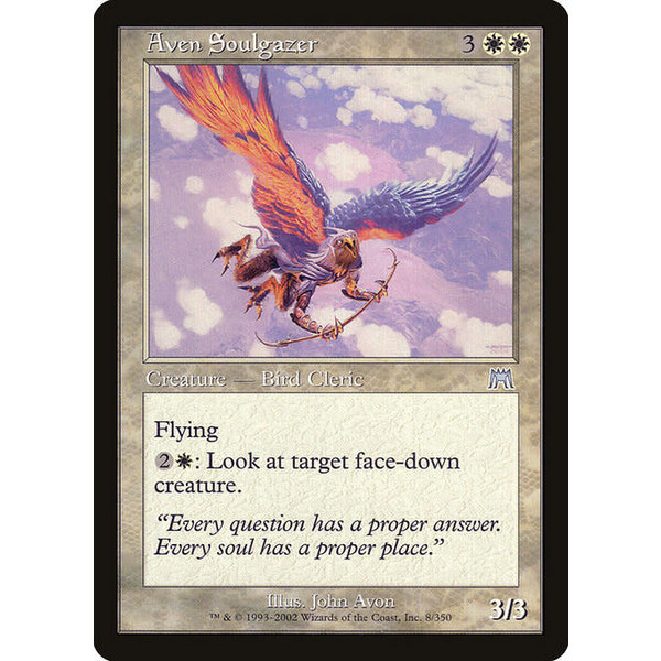 Magic: The Gathering Aven Soulgazer (008) Moderately Played