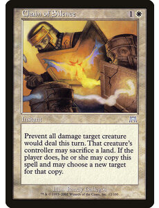 Magic: The Gathering Chain of Silence (012) Lightly Played