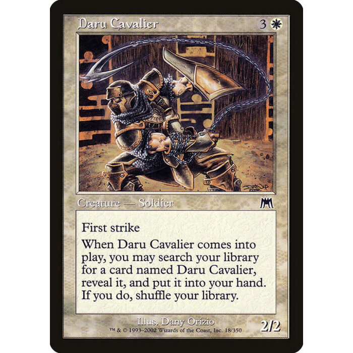 Magic: The Gathering Daru Cavalier (018) Lightly Played