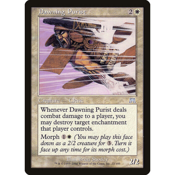 Magic: The Gathering Dawning Purist (022) Lightly Played