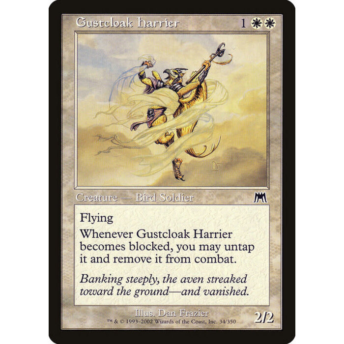Magic: The Gathering Gustcloak Harrier (034) Lightly Played