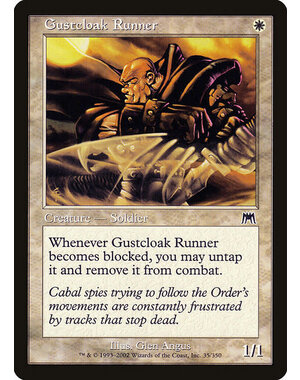 Magic: The Gathering Gustcloak Runner (035) Moderately Played Foil