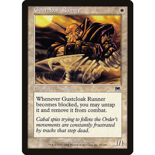 Magic: The Gathering Gustcloak Runner (035) Moderately Played Foil
