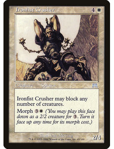 Magic: The Gathering Ironfist Crusher (042) Lightly Played