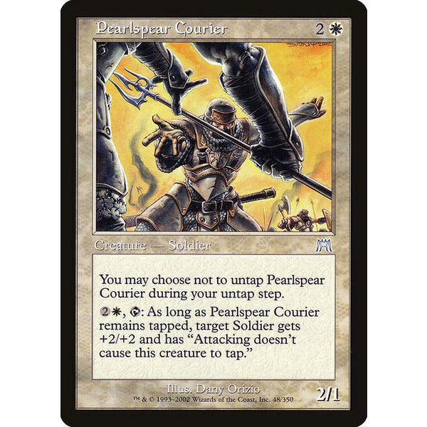 Magic: The Gathering Pearlspear Courier (048) Lightly Played