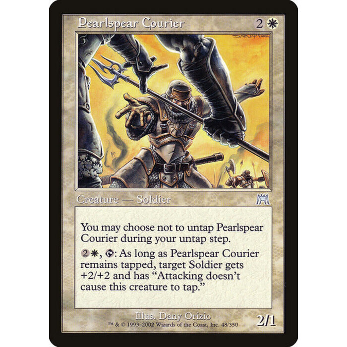Magic: The Gathering Pearlspear Courier (048) Lightly Played