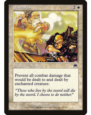 Magic: The Gathering Sandskin (052) Lightly Played