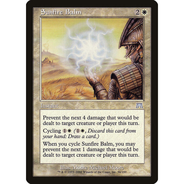 Magic: The Gathering Sunfire Balm (056) Lightly Played