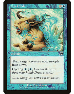 Magic: The Gathering Backslide (070) Damaged Foil