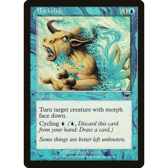 Magic: The Gathering Backslide (070) Damaged Foil