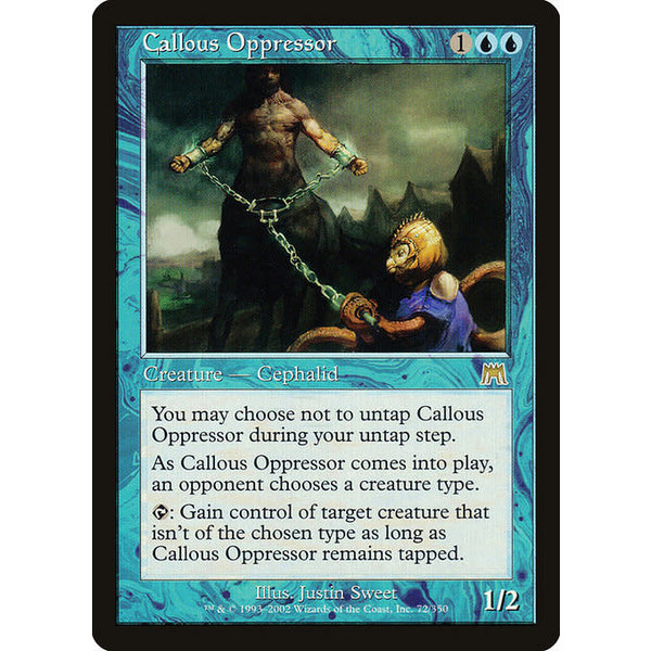 Magic: The Gathering Callous Oppressor (072) Heavily Played Foil