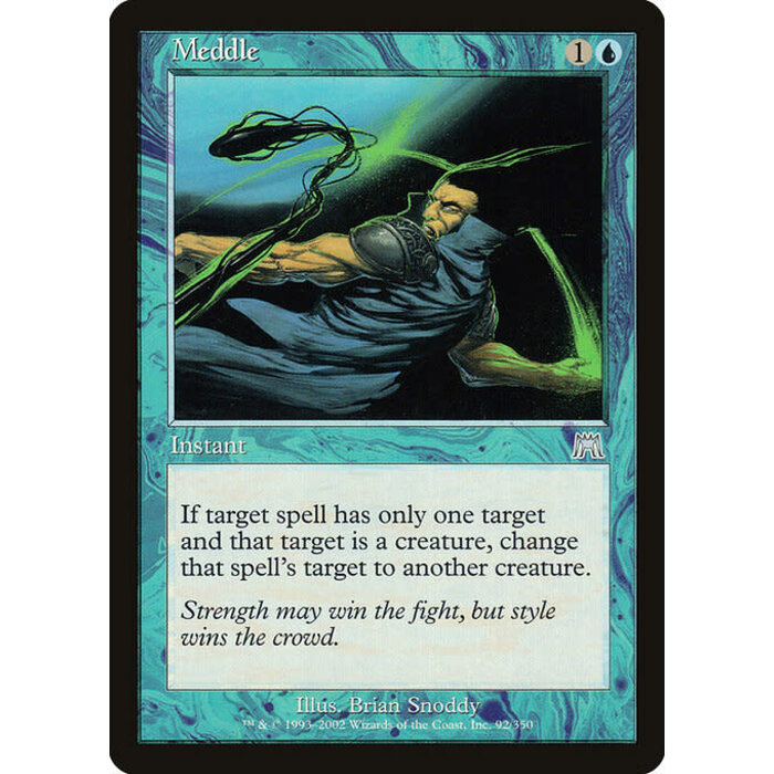 Magic: The Gathering Meddle (092) Lightly Played