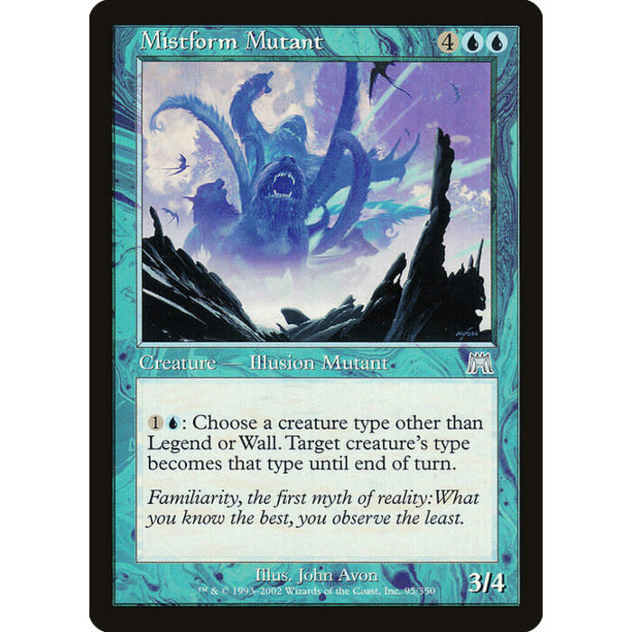 Magic: The Gathering Mistform Mutant (095) Lightly Played