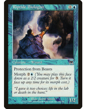 Magic: The Gathering Riptide Biologist (106) Heavily Played Foil