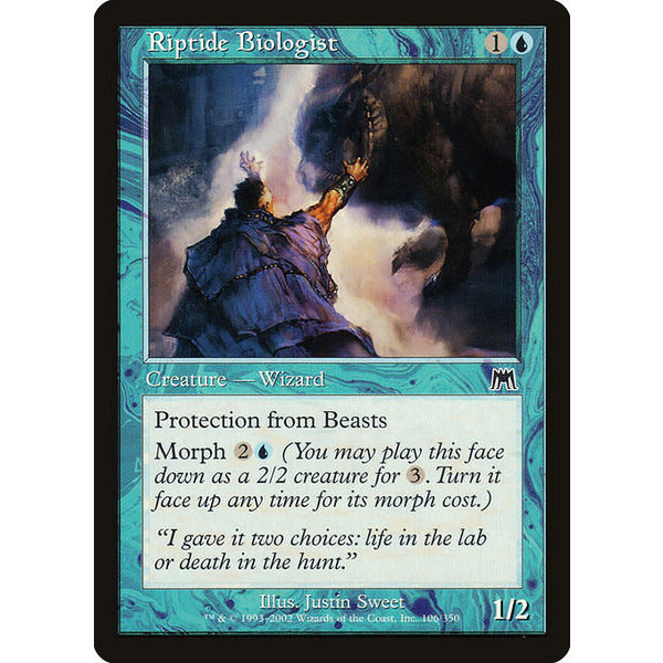 Magic: The Gathering Riptide Biologist (106) Heavily Played Foil