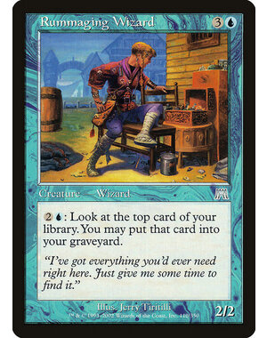 Magic: The Gathering Rummaging Wizard (110) Lightly Played