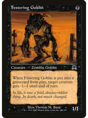 Magic: The Gathering Festering Goblin (148) Lightly Played Foil