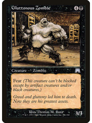 Magic: The Gathering Gluttonous Zombie (151) Lightly Played